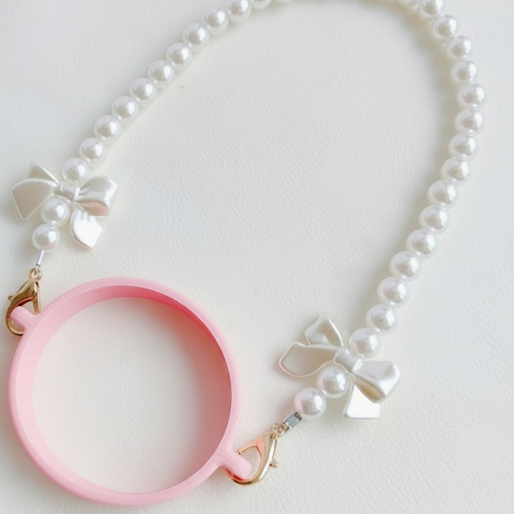 Pearl Bow Cup Holder Strap – apparel accessories (view 1)