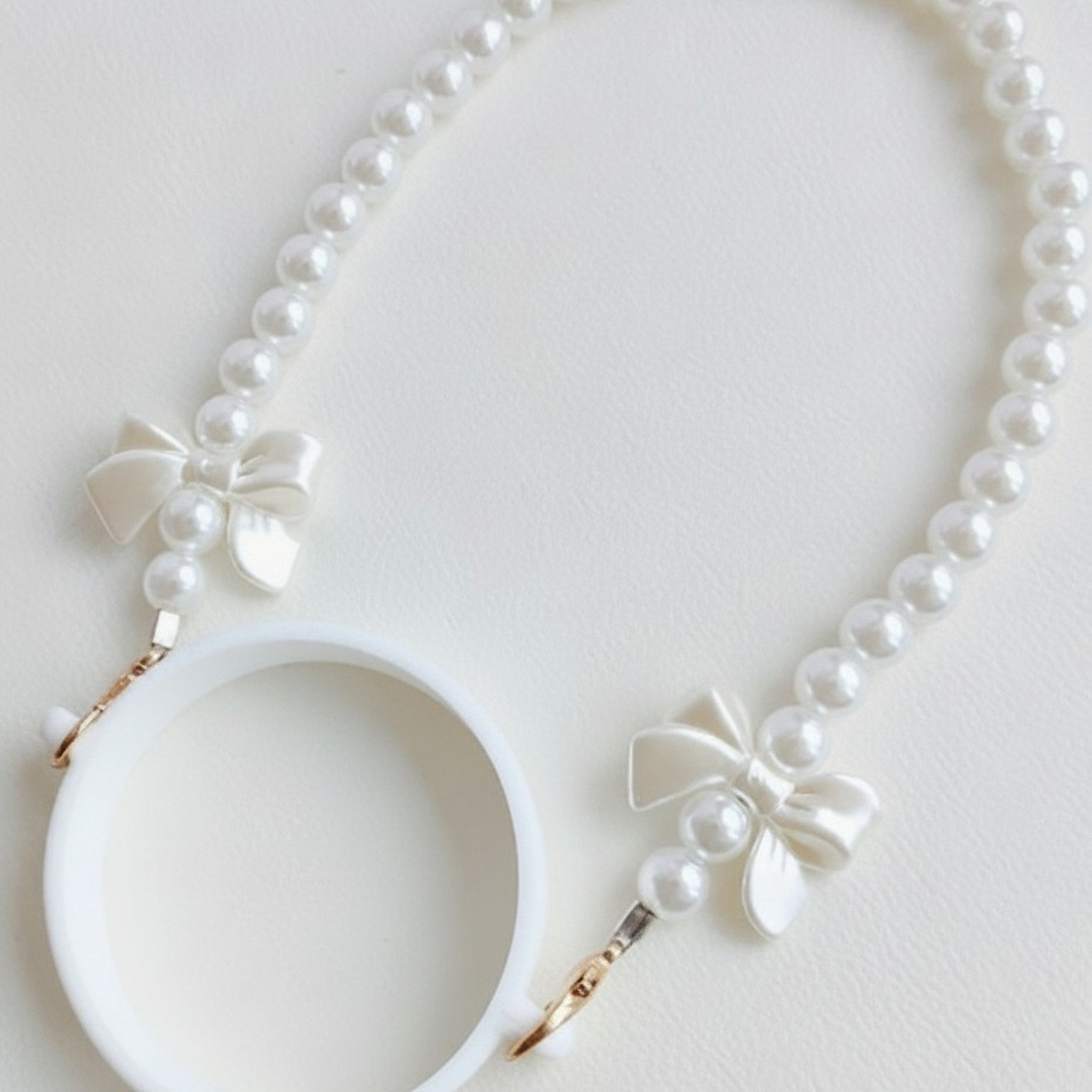 Pearl Bow Cup Holder Strap – apparel accessories (view 2)