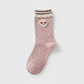 Pink Sloth Patterned Crew Socks – apparel accessories (view 1)