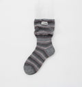 Gray Striped Crew Socks – apparel accessories (view 1)