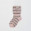 Knit Crew Socks - Pink