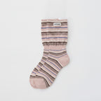 Knit Crew Socks - Pink