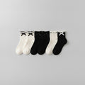 White Lace Bow Ankle Socks
