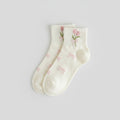 Gold Tulip Bow Crew Socks – apparel accessories (view 1)