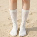 Ivory Dotted Bow Crew Socks
