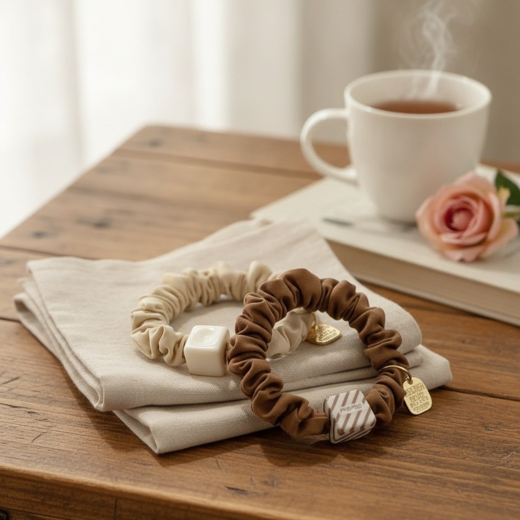 Elegant Hair Scrunchie Set – hair accessories (view 2)