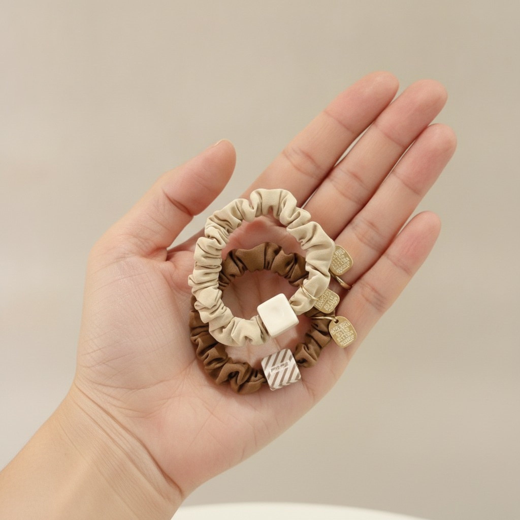 Elegant Hair Scrunchie Set – hair accessories (view 3)