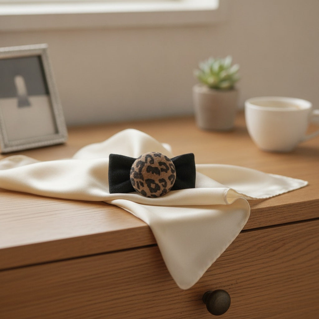Fabric Button Hair Tie – hair accessories (view 2)