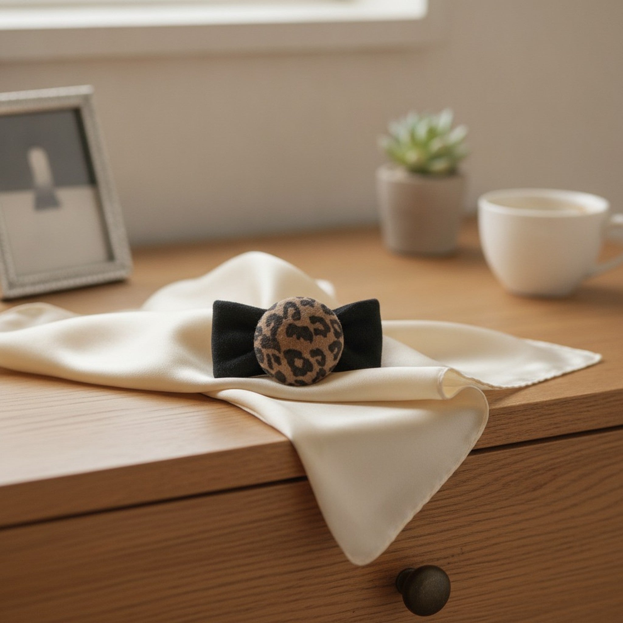 Fabric Button Hair Tie – hair accessories (view 2)