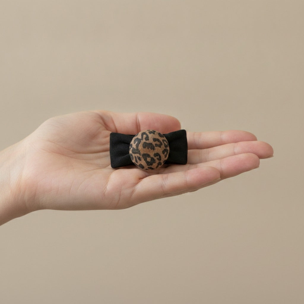 Fabric Button Hair Tie – hair accessories (view 3)