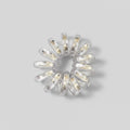 Clear Daisy Flower Hair Claw Clip