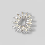 Clear Daisy Flower Hair Claw Clip