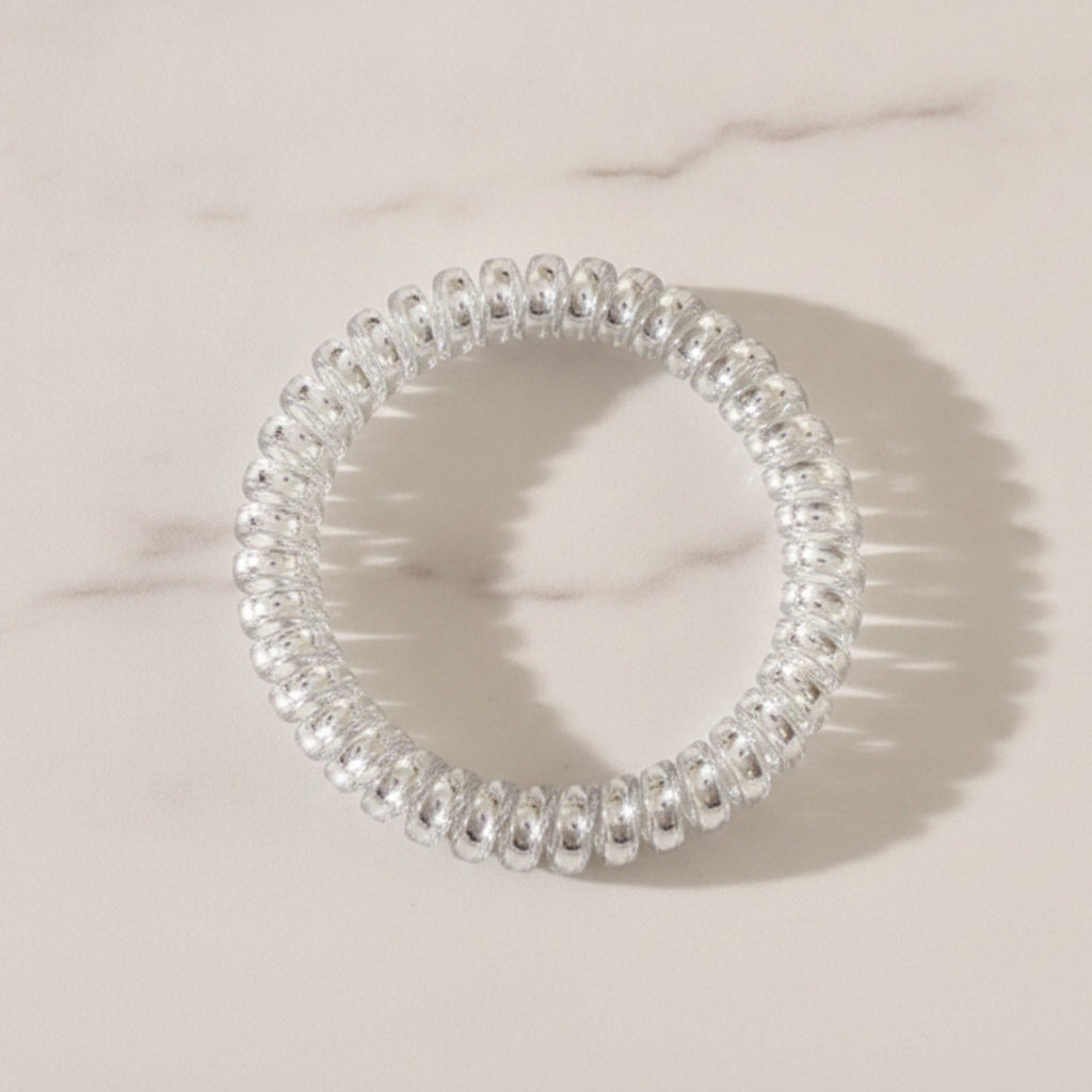 Clear Spiral Coil Hair Tie – hair accessories (view 1)