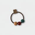 Beaded Hair Tie With Colorful Pearls