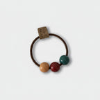 Beaded Hair Tie With Colorful Pearls