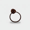 Rose Flower Hair Tie Scrunchie Brown