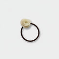 Cream Rose Flower Hair Tie Elastic