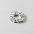 Zebra Striped Ruched Scrunchie Hair Tie – hair accessories (view 1)