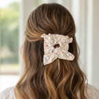 Pastel Cloud Scrunchie With Stars And Hearts