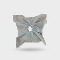 Floral Butterfly Hair Bow Scrunchie Mint Gingham