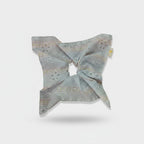Floral Butterfly Hair Bow Scrunchie Mint Gingham