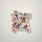 Plaid Dog Apple Scrunchie – hair accessories (view 1)