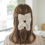 Floral Print Bow Hair Tie Scrunchie