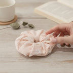 Bunny Print Waffle Scrunchie – hair accessories (view 2)