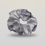 Ruffled Satin Hair Scrunchie – hair accessories (view 1)