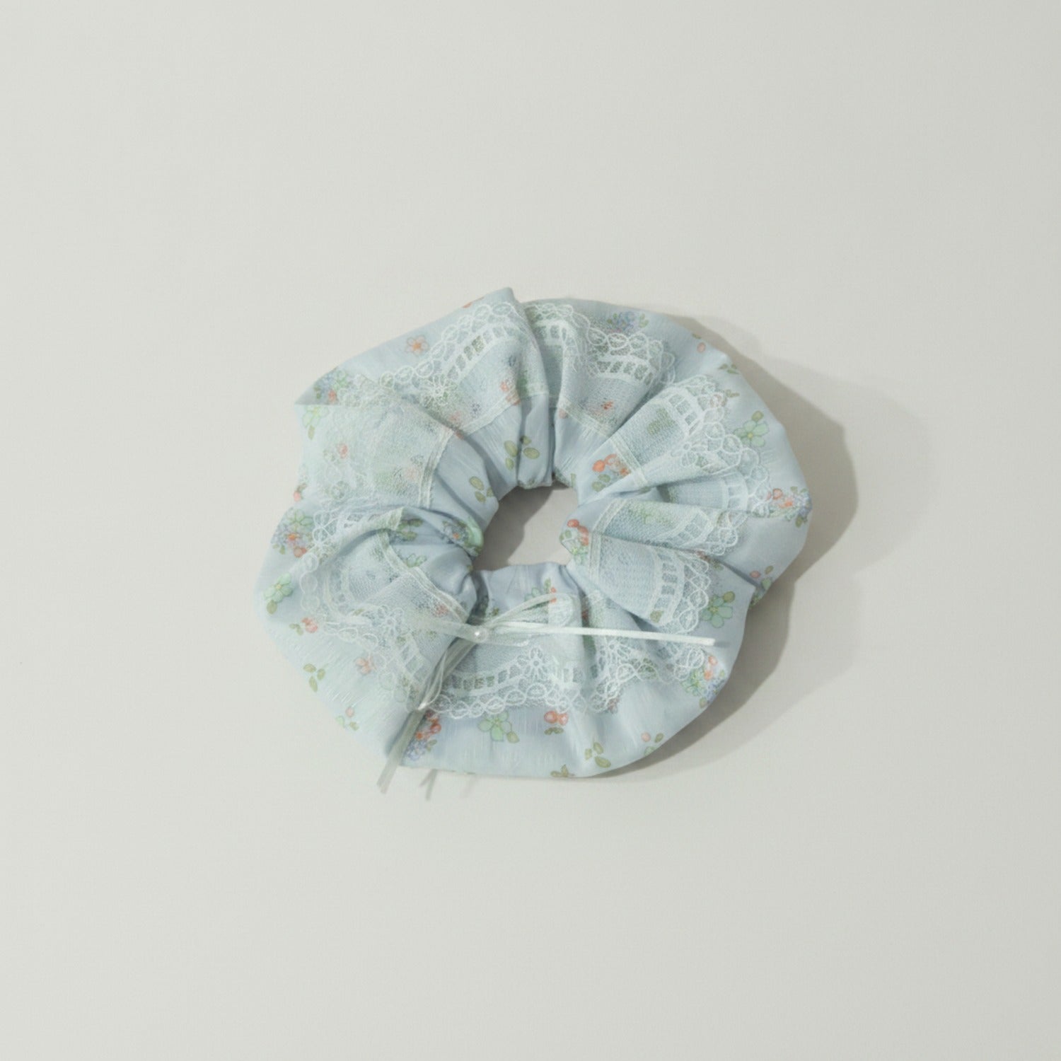 Lace Floral Scrunchie Hair Tie