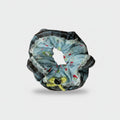 Plaid Lace-Trim Scrunchie with Hello Kitty Charm