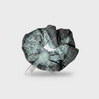 Plaid Lace Butterfly Scrunchie With Fuzzy Charm