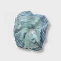 Blue Lace Scrunchie With Heart Details
