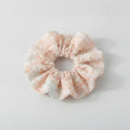 Lace Floral Scrunchie With Ruffle Edge – hair accessories (view 1)