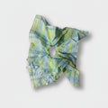 Plaid Hair Tie With Lace Trim Bow
