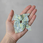 Plaid Ribbon and Lace Trim Scrunchie – hair accessories (view 3)