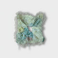 Mint Lace Butterfly Hair Clip Scrunchie