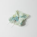 Mint Lace Butterfly Hair Clip Scrunchie – hair accessories (view 1)