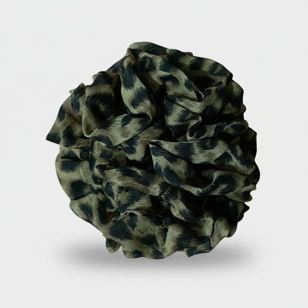 Leopard Print Velvet Scrunchie Bundle Pack