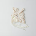 Sage Linen Hair Tie with Bow Detail – hair accessories (view 1)
