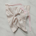 Satin Bow Hair Scrunchie With Lace Detail – hair accessories (view 2)