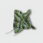 Green Plaid Bow Hair Tie Scrunchie