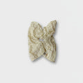 Crinkled Cream Butterfly Hair Bow Clip