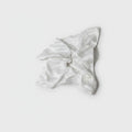 Satin Pearl Hair Bow Scrunchie Ivory – hair accessories (view 1)