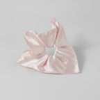 Satin Bow Hair Scrunchie In Mauve – hair accessories (view 1)