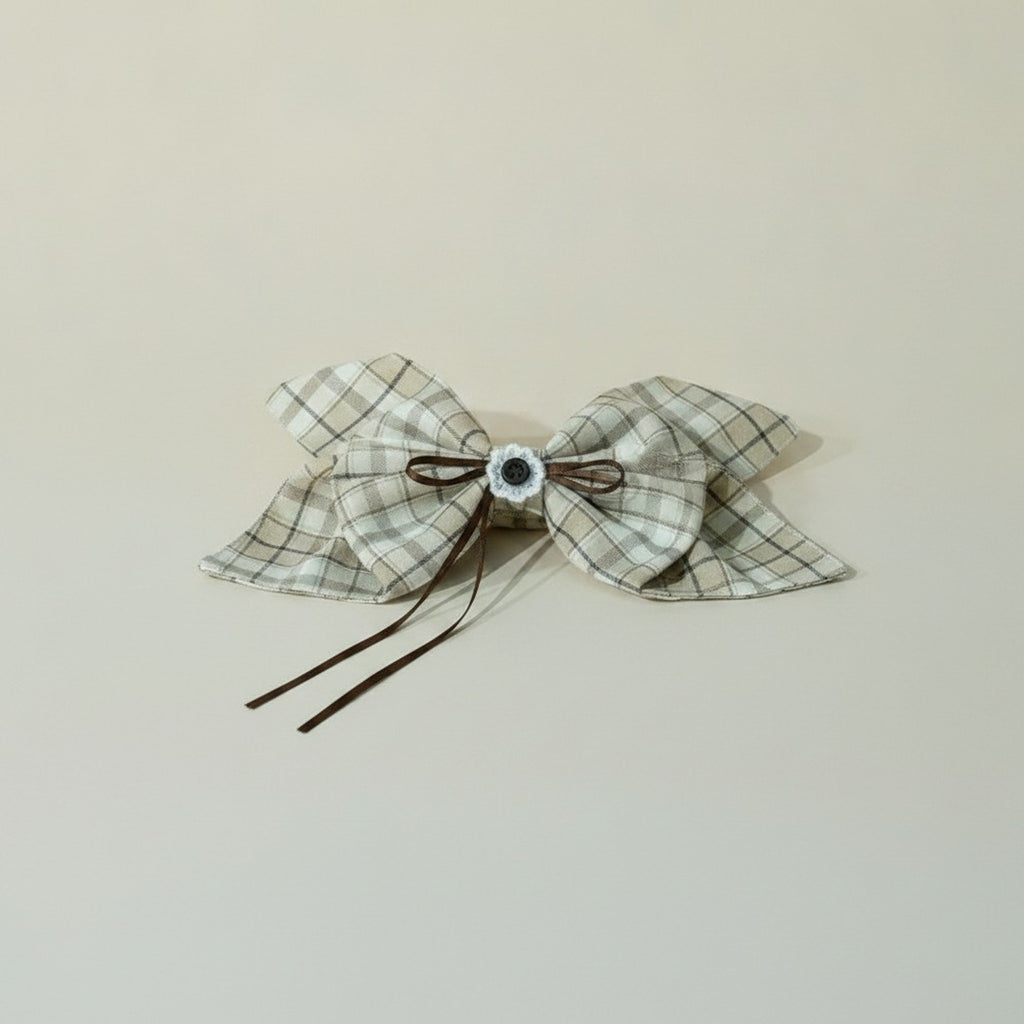 Plaid Pattern Hair Accessory – hair accessories (view 1)