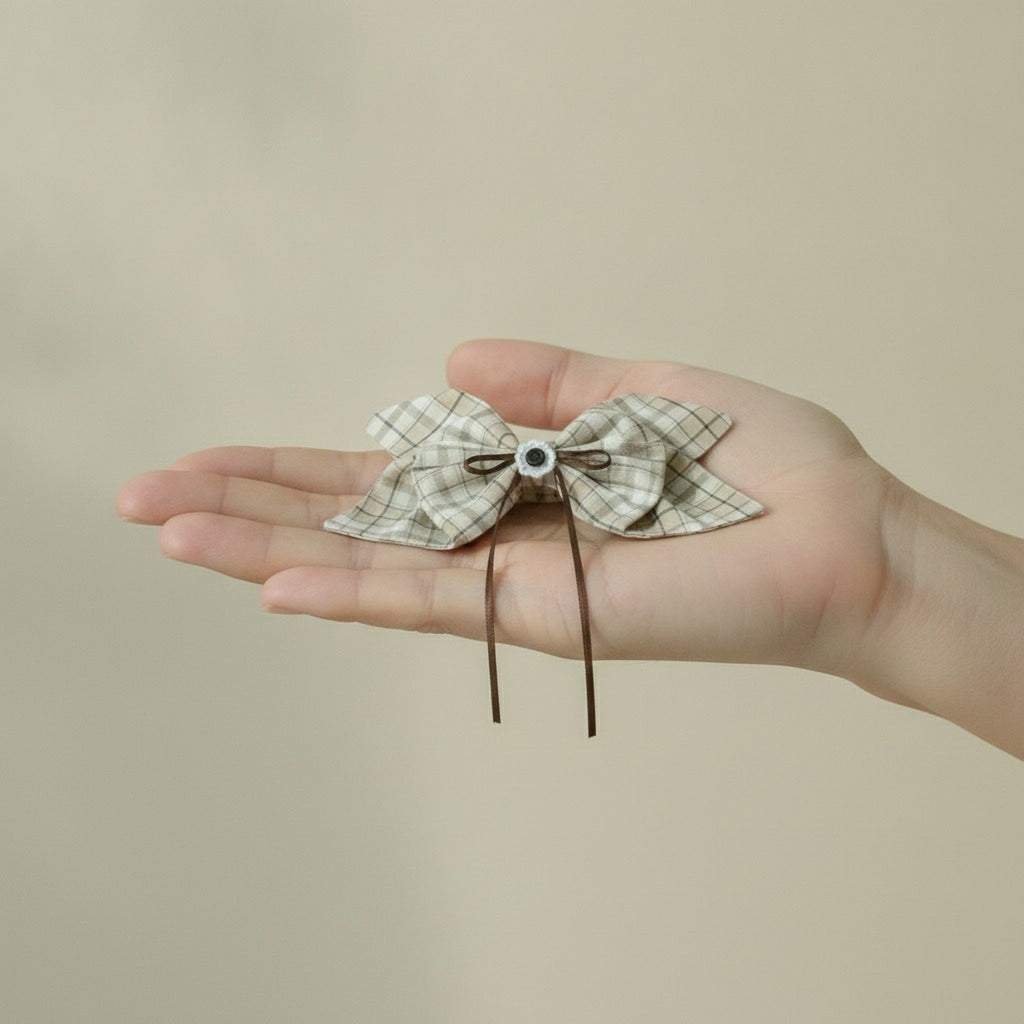 Plaid Pattern Hair Accessory – hair accessories (view 3)