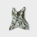 Bow Print Linen Hair Tie Scrunchie