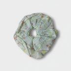 Floral Print Scrunchie Hair Tie Set