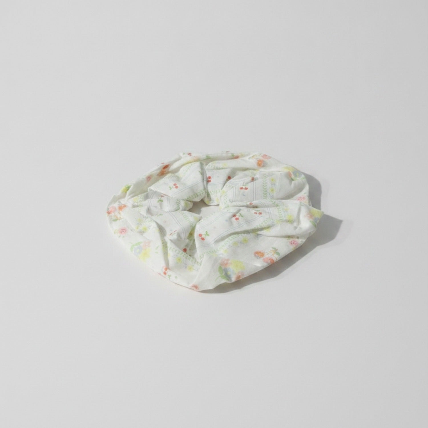 Floral Print Scrunchie Hair Tie Set